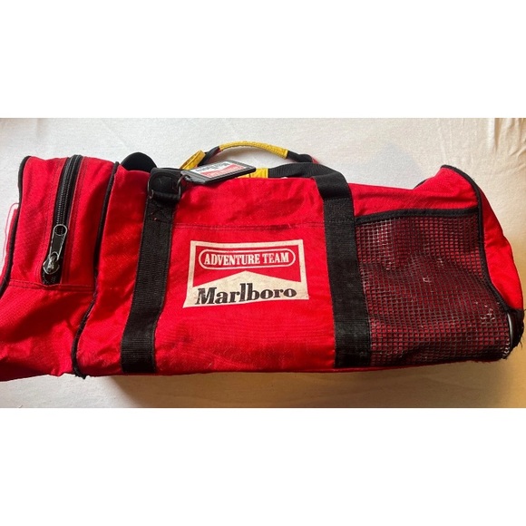 Marlboro Red and Black Men's Bag